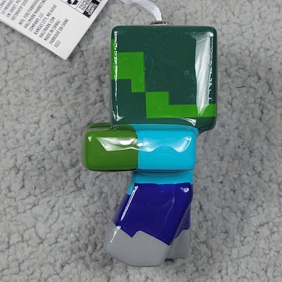 Minecraft Hallmark Ornament Zombie Decoupage Christmas Tree Decoration Holiday - Picture 4 of 9